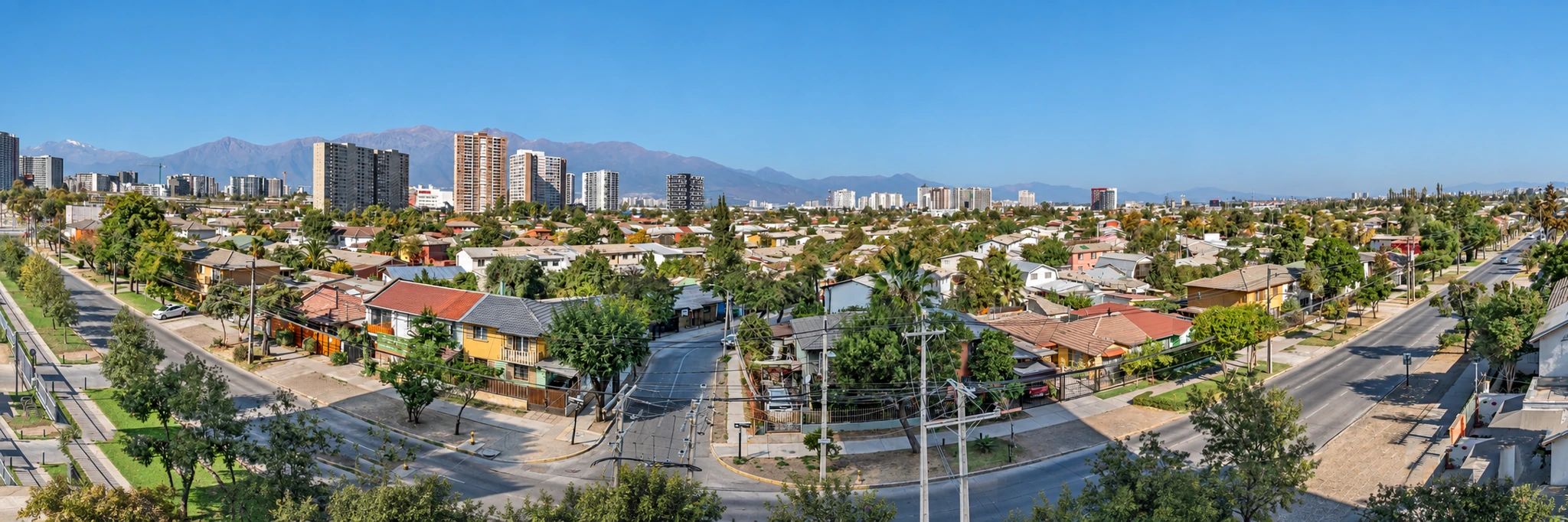 Edificios y entorno urbano de San Joaquín